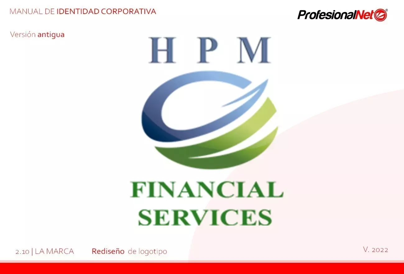 Rediseño Logotipo HPM Financial Services 1 Rediseño Logotipo HPM Financial Services