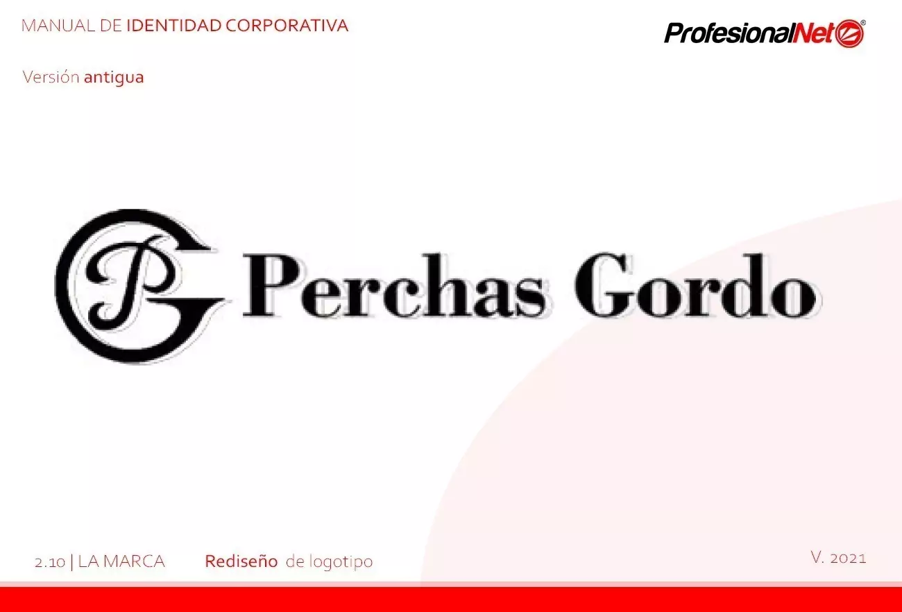 Rediseño logotipo Perchas Gordo 1 Rediseño logotipo Perchas Gordo