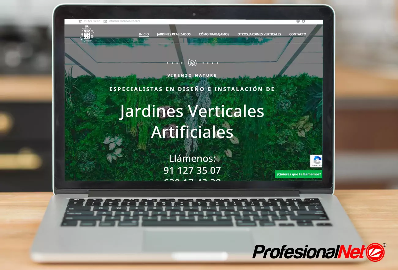 Web Jardines Verticales 2 Ejemplo web Jardines verticales