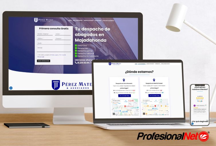 Diseño web Despacho de Abogados