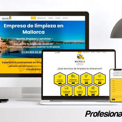 Diseño web Manila Limpiezas